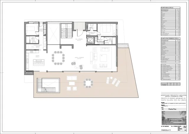 Stunning luxury contemporary villa with sea views in Can Aubarca — Floor Plan 2