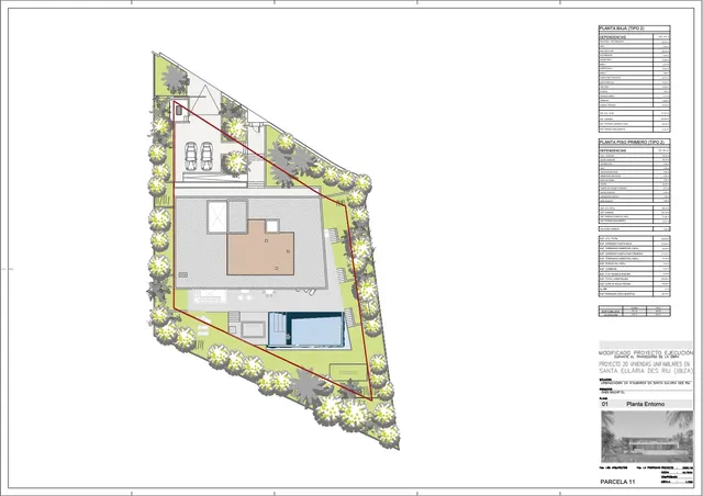 Oszałamiająca luksusowa współczesna willa z widokiem na morze w Can Aubarca — Floor Plan 1