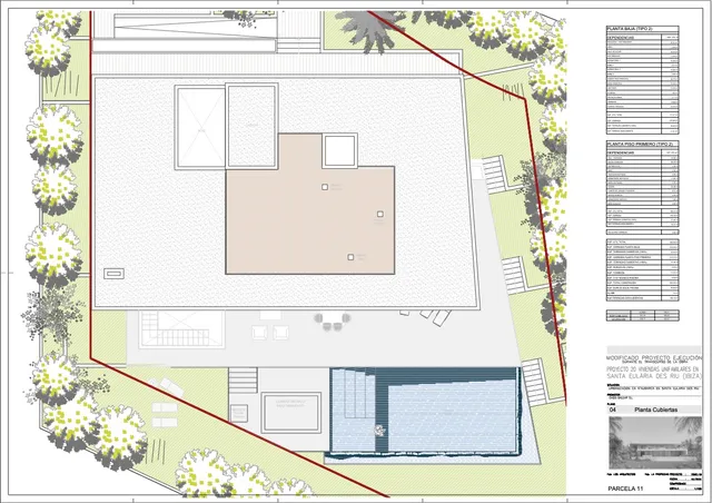 Oszałamiająca luksusowa współczesna willa z widokiem na morze w Can Aubarca — Floor Plan 4