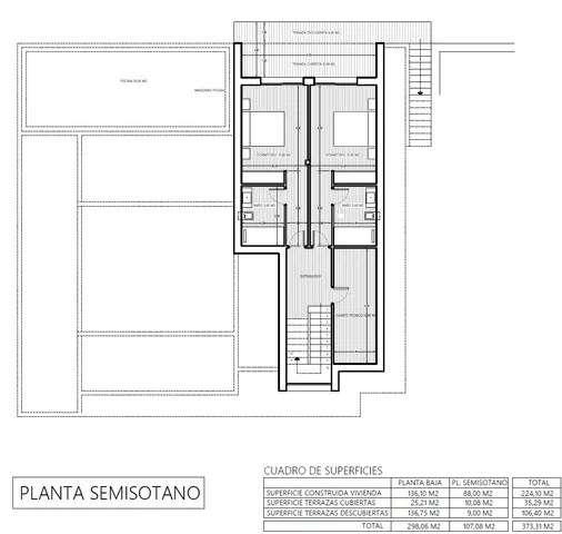 Современная вилла новой постройки в Монтго, Дения — Floor Plan 2