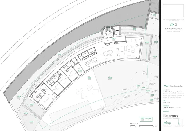 Потрясающая роскошная вилла с 4 спальнями и видом на море в Кальпе — Floor Plan 1