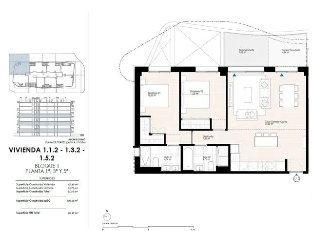 Modern Apartment in Torres Beach — Floor Plan 1