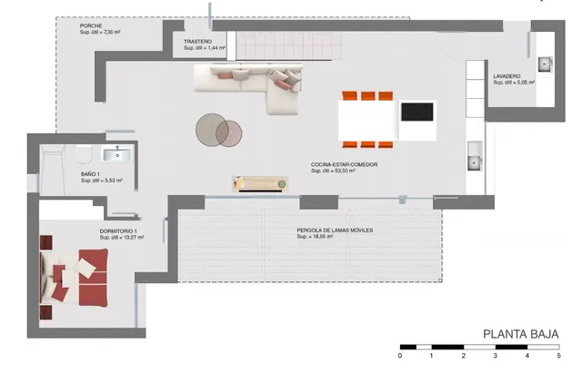 Современный дом с 3 спальнями в Урб. Сьерра Кортине — Floor Plan 3