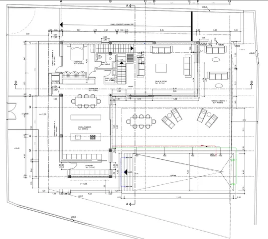 Oszałamiający nowoczesny dom wolnostojący z 6 sypialniami w Cap Martinet — Floor Plan 1