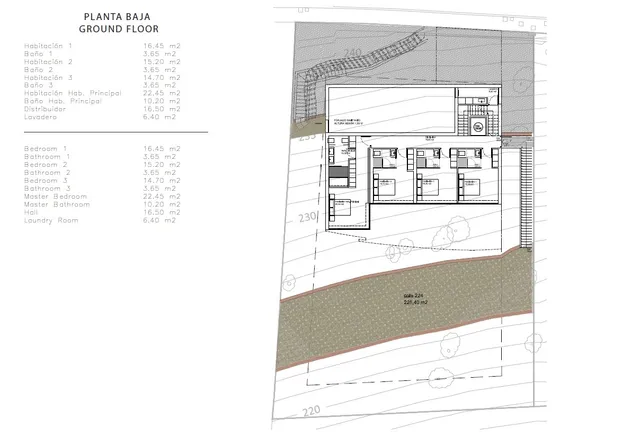 Designer Villa with Panoramic Sea Views in Altea Hills — Floor Plan 1
