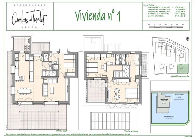 Cumbres del Tosalet en Javea — Floor Plan 1