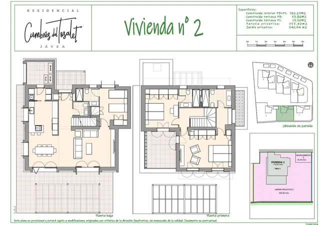 Cumbres del Tosalet en Javea — Floor Plan 1