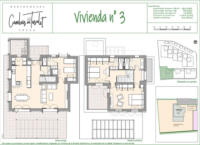 Modern detached house for sale in Spain — Floor Plan 1
