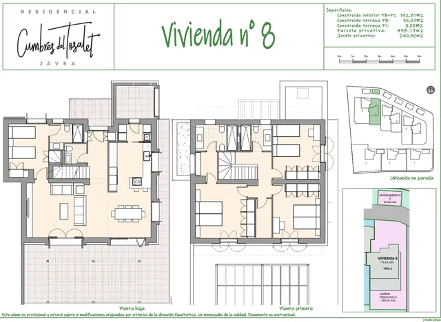 Cumbres del Tosalet en Javea — Floor Plan 1