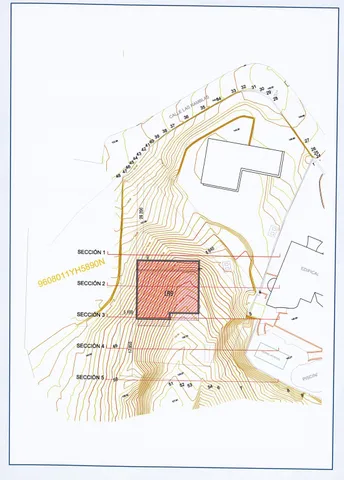 Plot with Sea and Mountain Views in Altea — Floor Plan 1