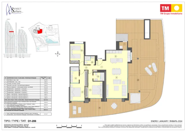 TM Sunset Sailors — Floor Plan 1