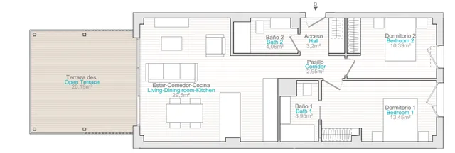 Современная архитектурная жемчужина в Вергере — Floor Plan 1