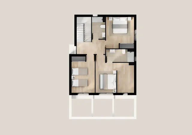 Modern detached house for sale in Finestrat, Alicante — Floor Plan 2