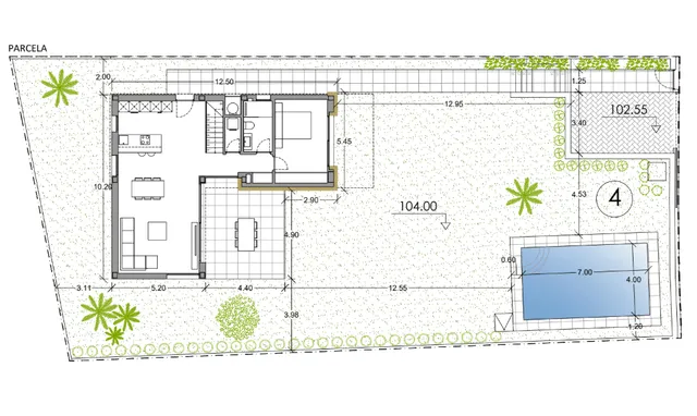 Zeitgenössische Villa in Sierra Cortina, Finestrat - Privater Pool und Meerblick in einer bewachten Gemeinschaft — Floor Plan 2
