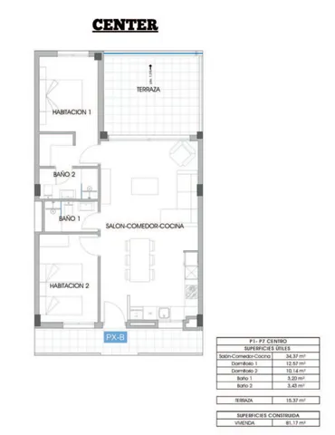 Residencial Vista Cala 52 — Floor Plan 1