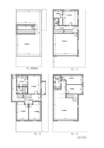 Просторный таунхаус с видом на море на продажу в Маскарате Альтеа — Floor Plan 1