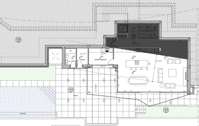 Elegante villa de 4 dormitorios con vistas al mar en venta en Raco de Galeno Benissa — Floor Plan 1