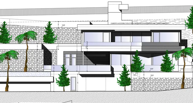 Elegant 4-bedroom villa offering sea views for sale in Raco de Galeno Benissa — Floor Plan 3