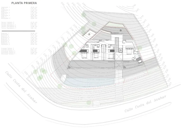 Luxury Villa Costa Azahar, Altea, Costa Blanca, Spain — Floor Plan 1
