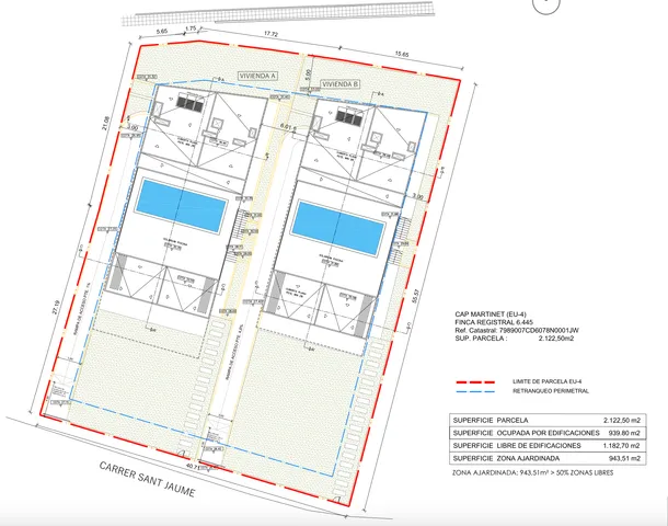 Эксклюзивные возможности для развития в Кап Мартине — Floor Plan 1