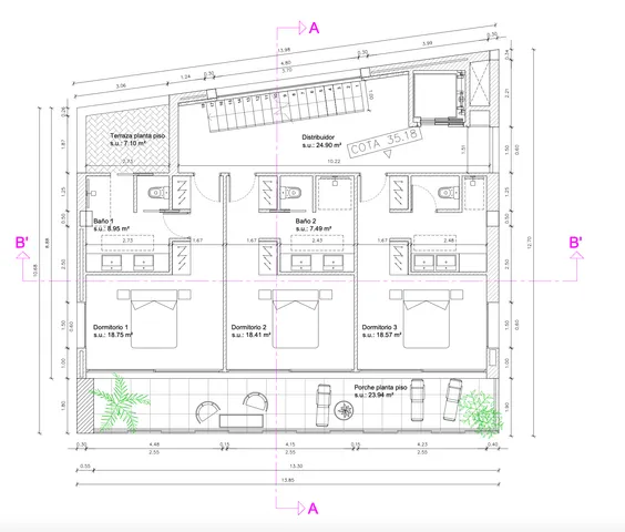 Эксклюзивные возможности для развития в Кап Мартине — Floor Plan 6