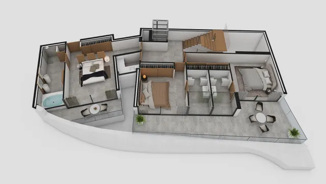 Stunning luxury detached house with breathtaking views in Altea Hills — Floor Plan 4