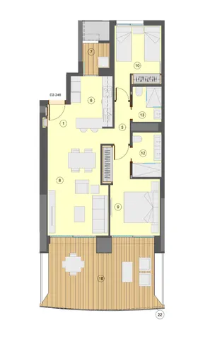 TM Sunset Sailors — Floor Plan 1