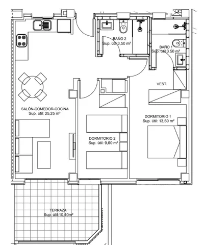OCEAN HILLS — Floor Plan 1