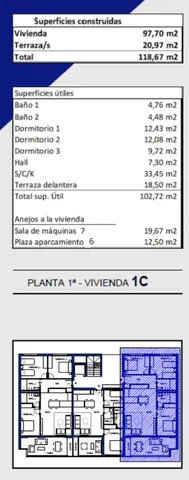 La Vila Beach Villajoyosa — Floor Plan 1