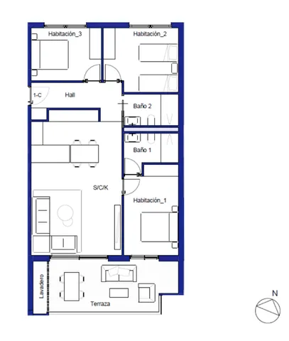 La Vila Beach Villajoyosa — Floor Plan 2