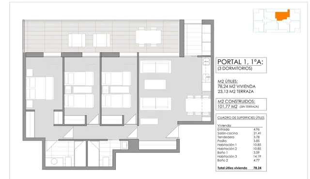 Residencial Living Javea — Floor Plan 1