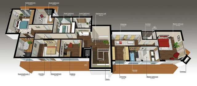 Exquisite villa with breathtaking views in the Sierra Altea — Floor Plan 2