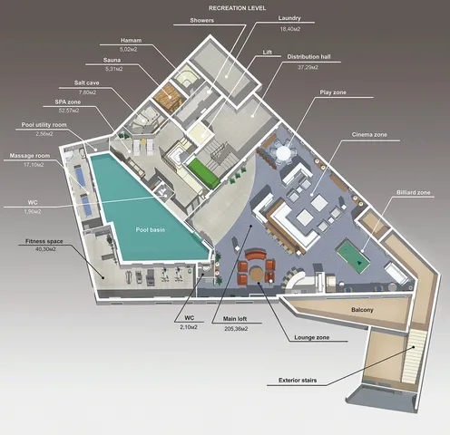 Exquisite villa with breathtaking views in the Sierra Altea — Floor Plan 3