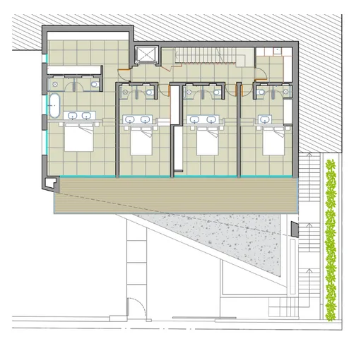 Na sprzedaż nowoczesna willa z widokiem na morze na Ibizie, Hiszpania — Floor Plan 4