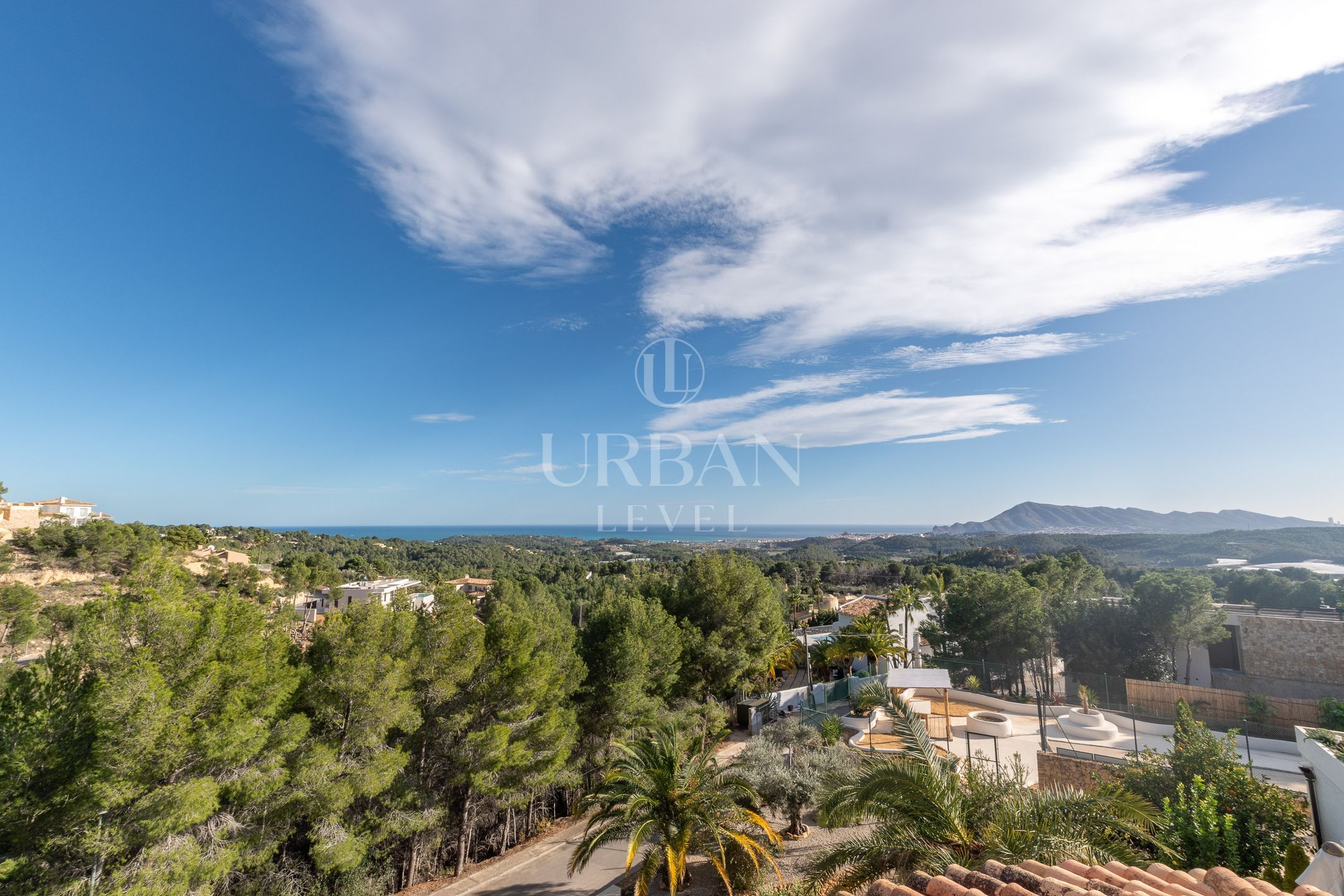 Mediterranean Villa with Sea and Mountain Views