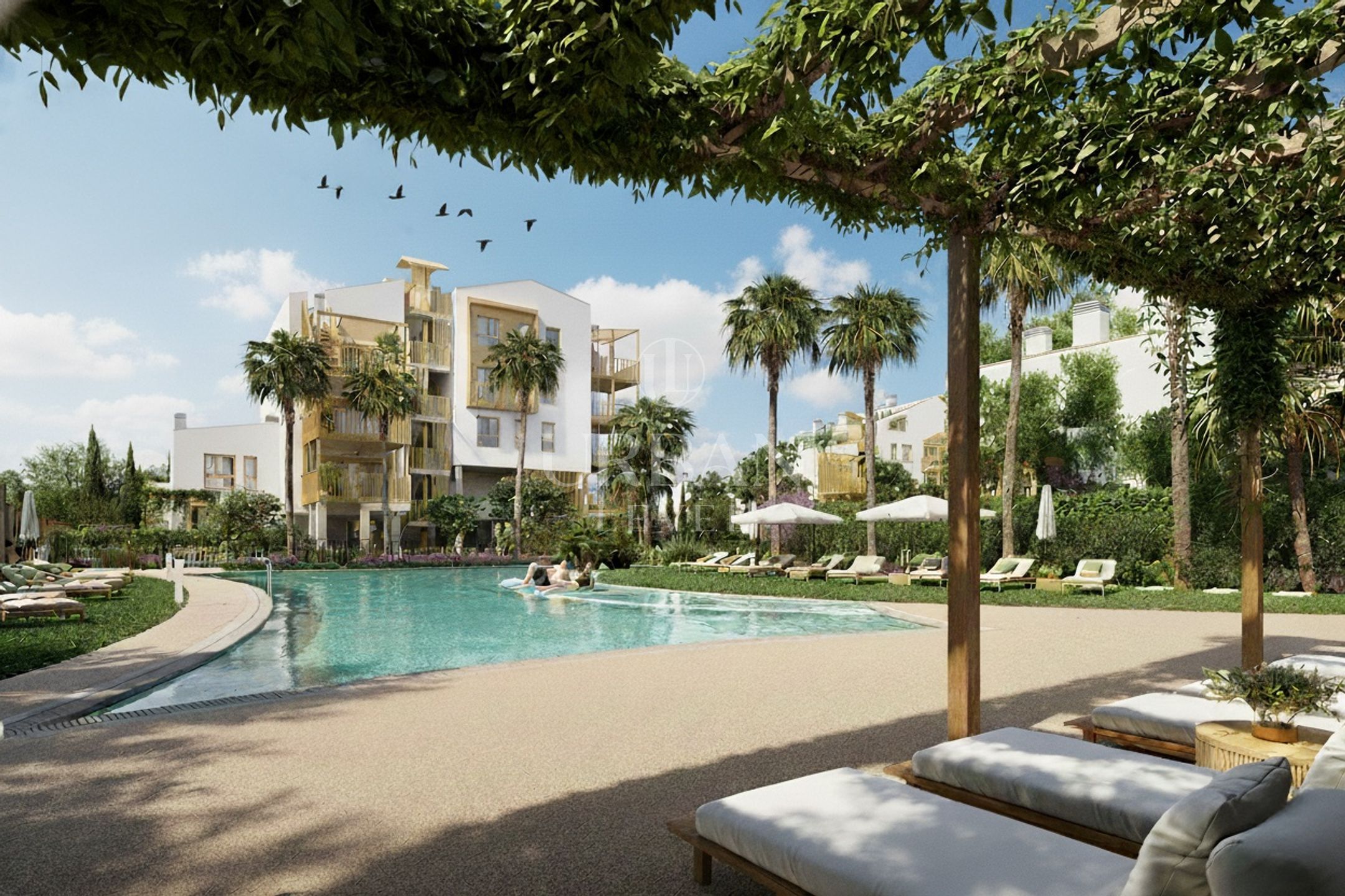 Modern penthouse with private pool in El Verger