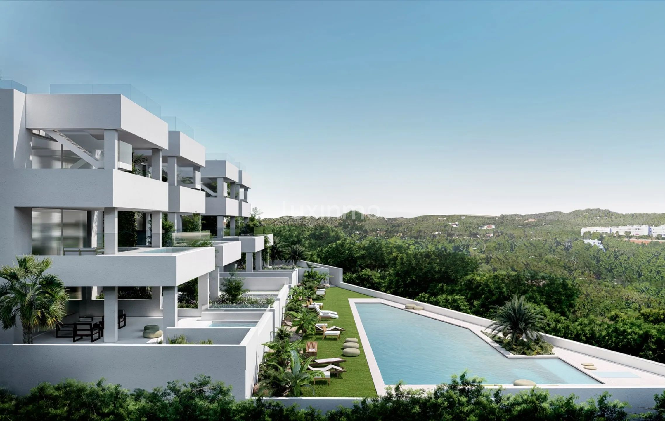 Newly built apartments with sea views in San Carlos, Ibiza — photo 8