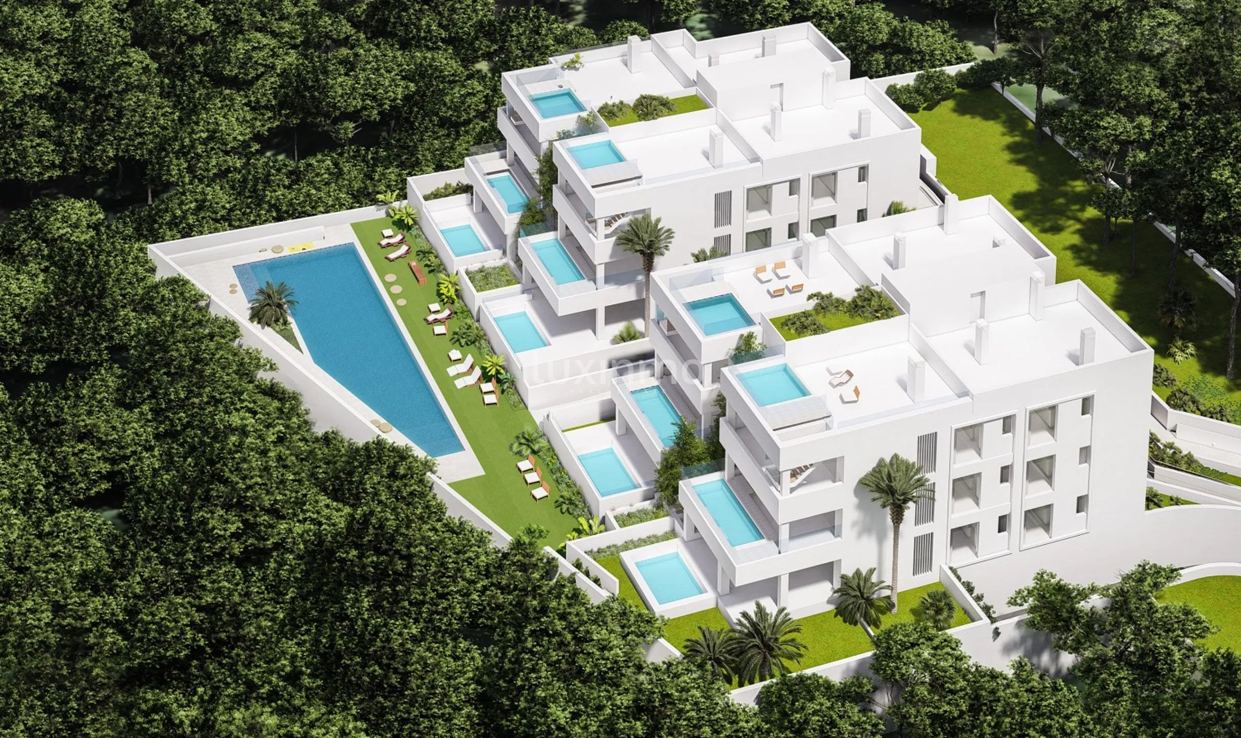 Apartamentos de obra nueva con vistas al mar en San Carlos, Ibiza — photo 3