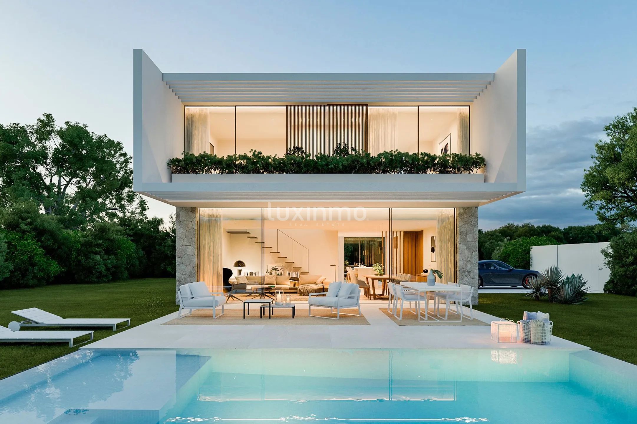 Modern project of villas with private pool in Denia — photo 1