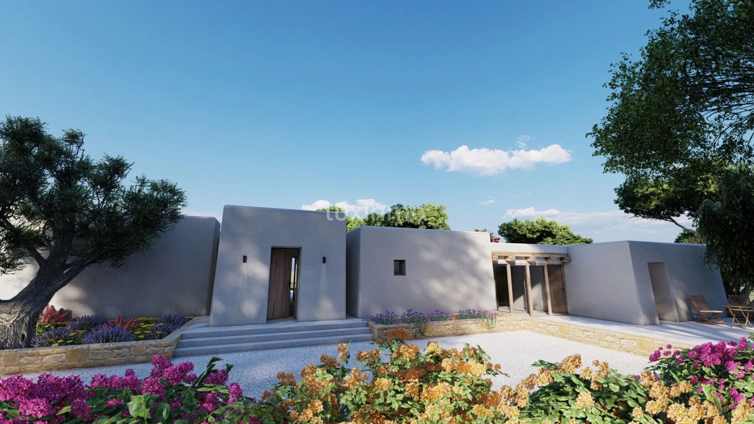 Участок для продажи с проектом в Санта Гертрудис — photo 9