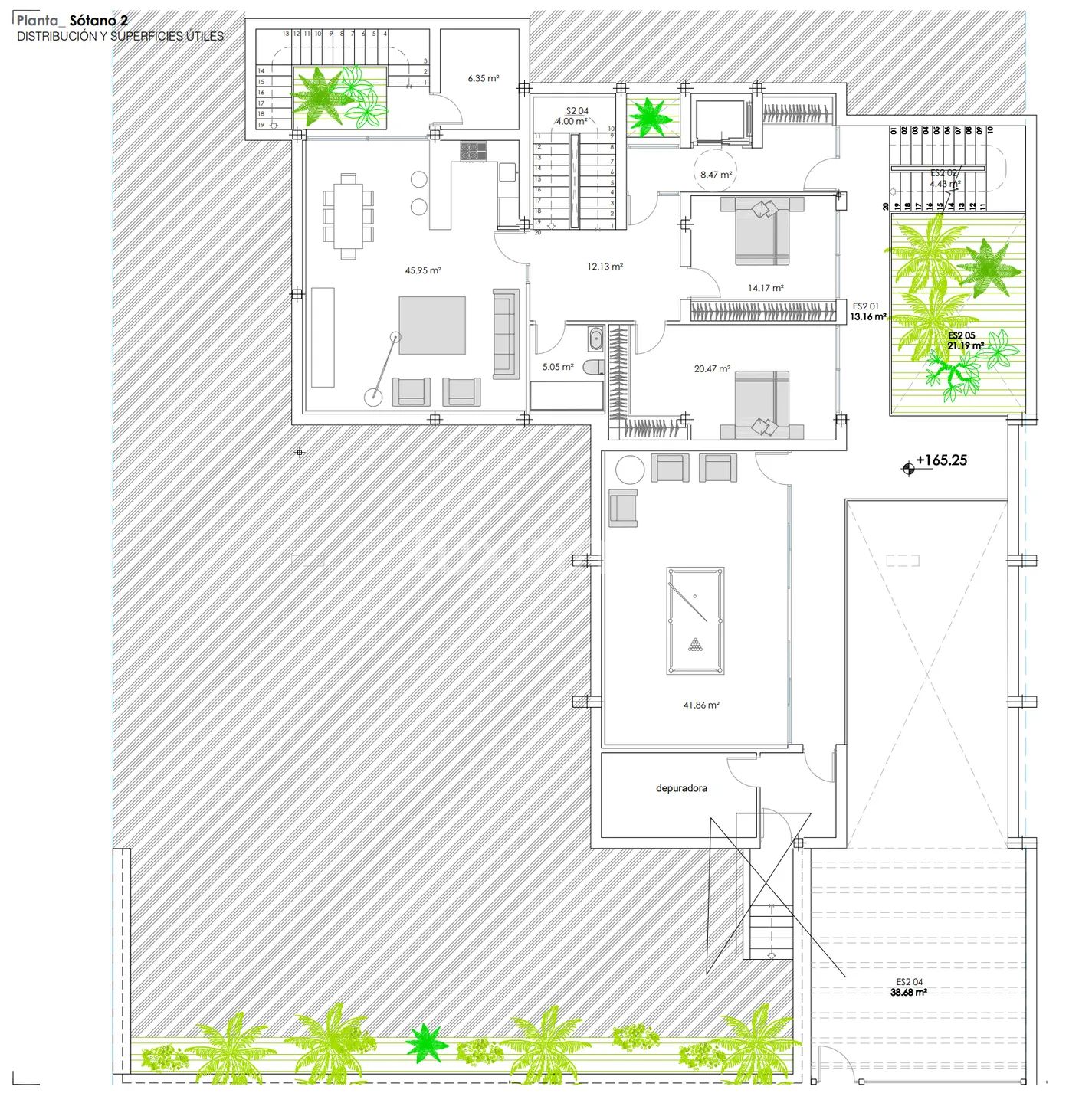 Villa in een bevoorrechte urbanisatie — Floor Plan 2