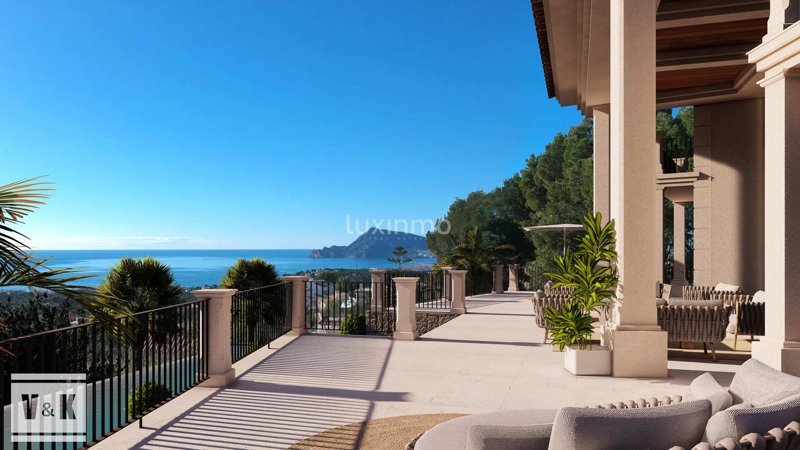 Large flat plot of land with sea views in Altea — photo 10
