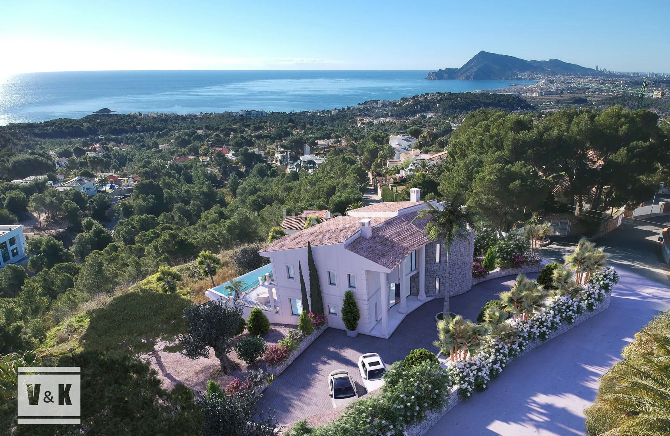 Large flat plot of land with sea views in Altea — photo 2