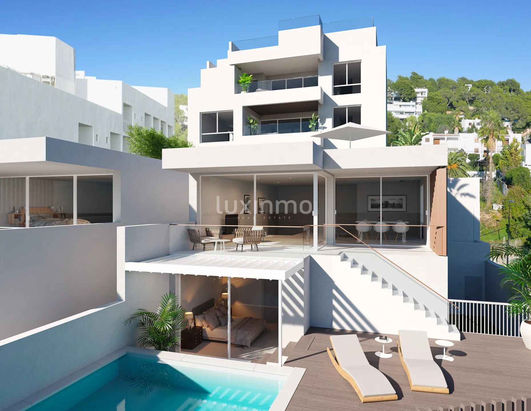 Duplex i front line beach i Talamanca — photo 13