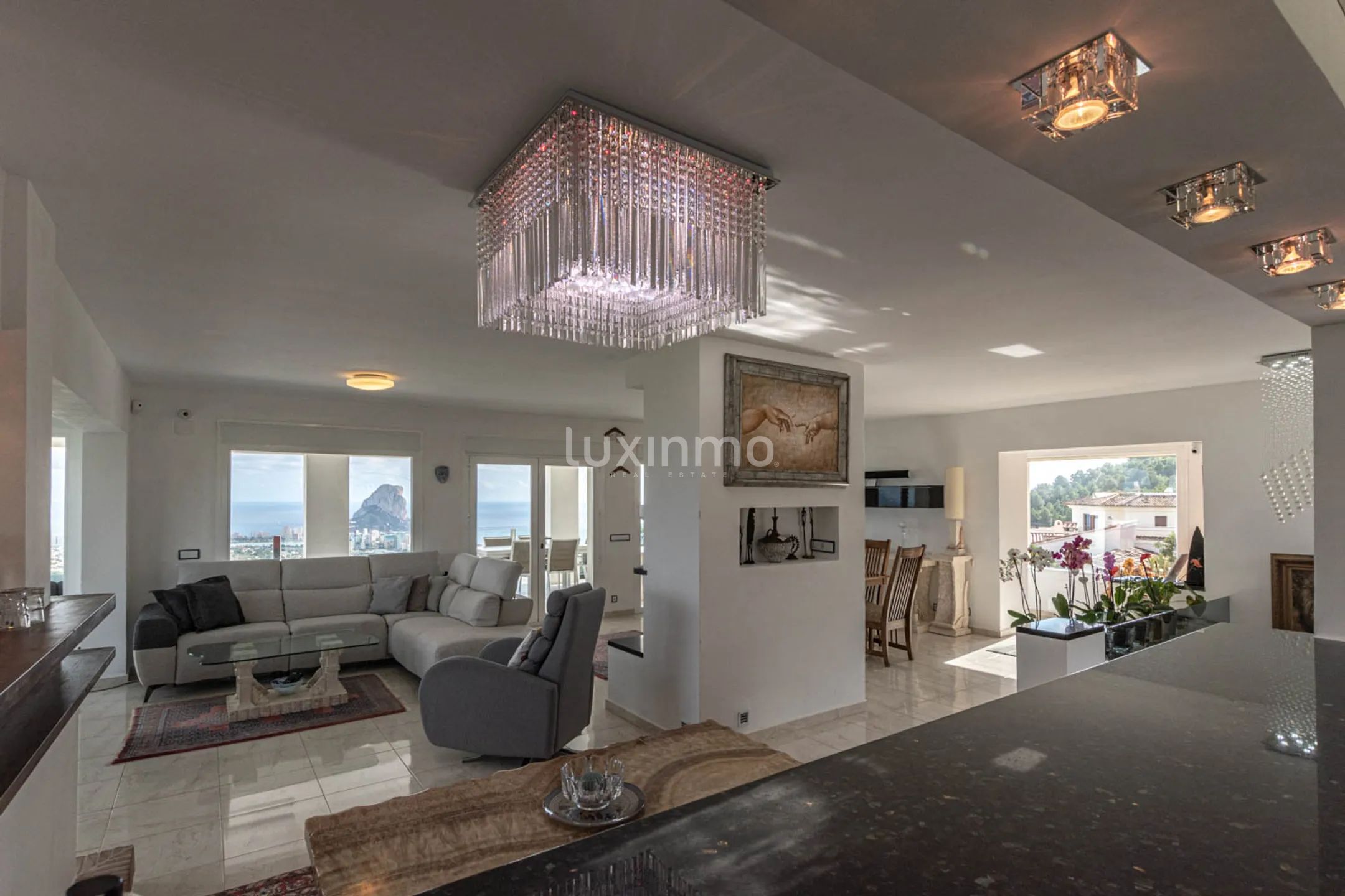 Villa for long term rentals in unique Oltamar Calpe location with panoramic views and sea view — photo 29