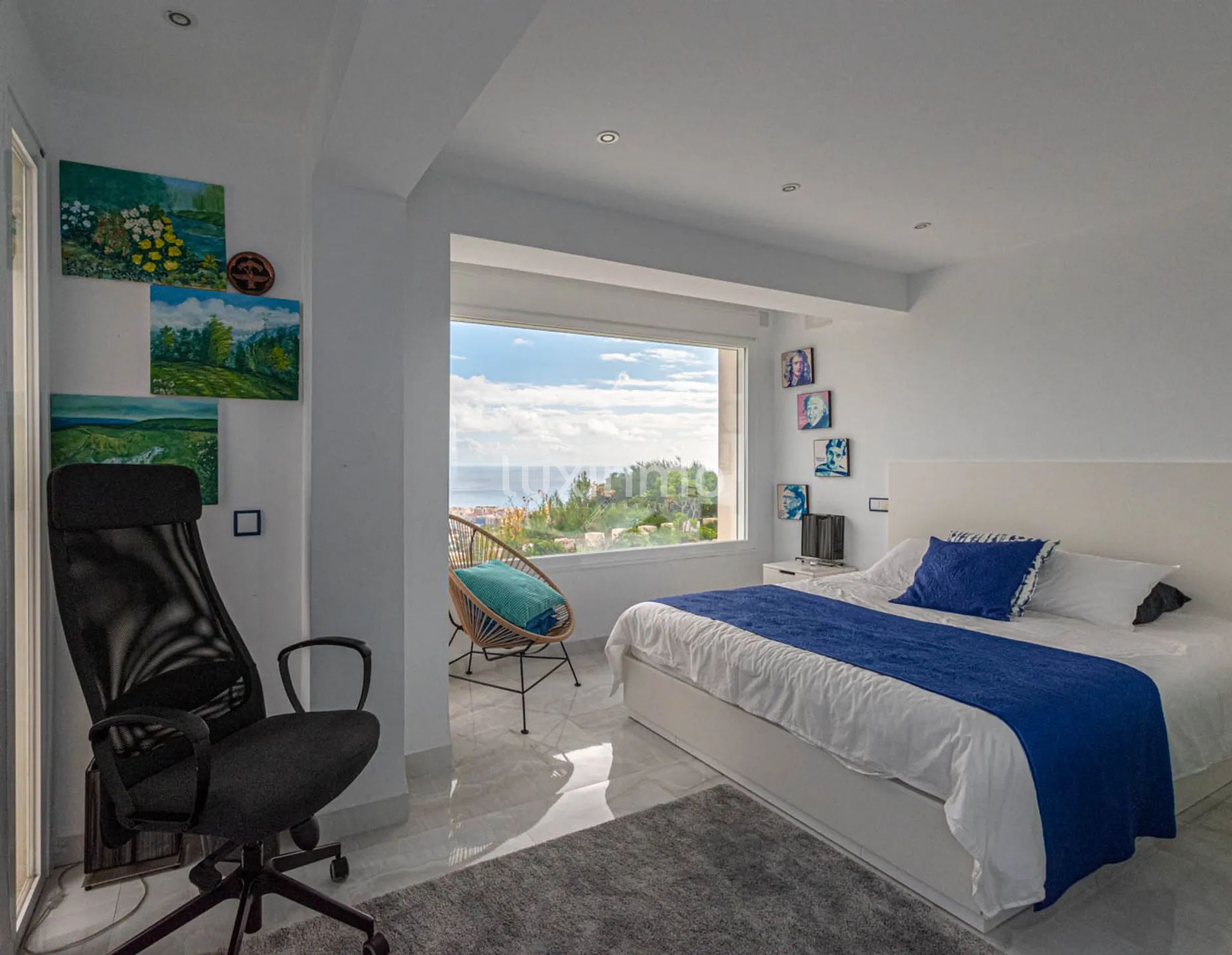 Villa for long term rentals in unique Oltamar Calpe location with panoramic views and sea view — photo 14