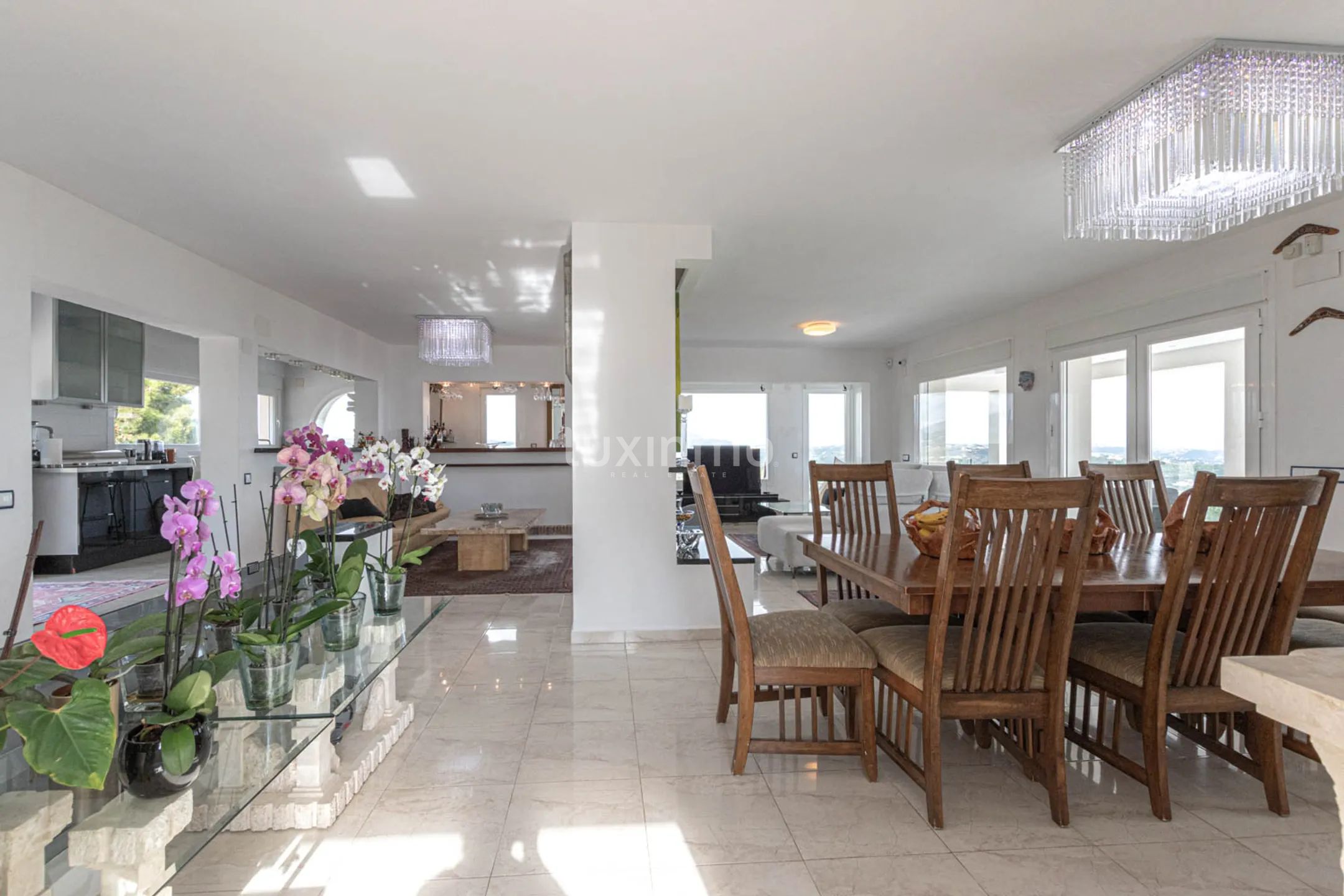 Villa for long term rentals in unique Oltamar Calpe location with panoramic views and sea view — photo 24