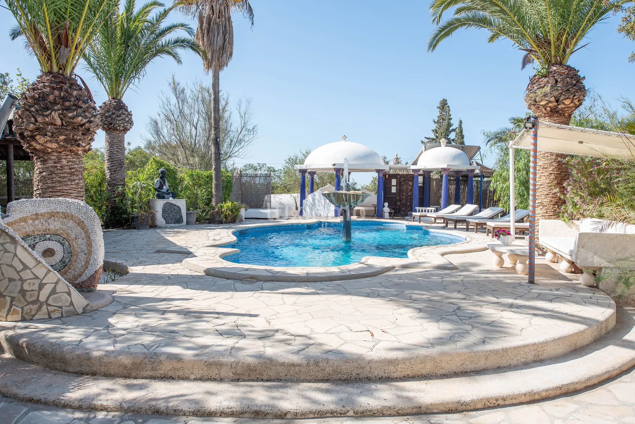 Authentieke arabisch geïnspireerde villa met tropische tuin op Ibiza — photo 48