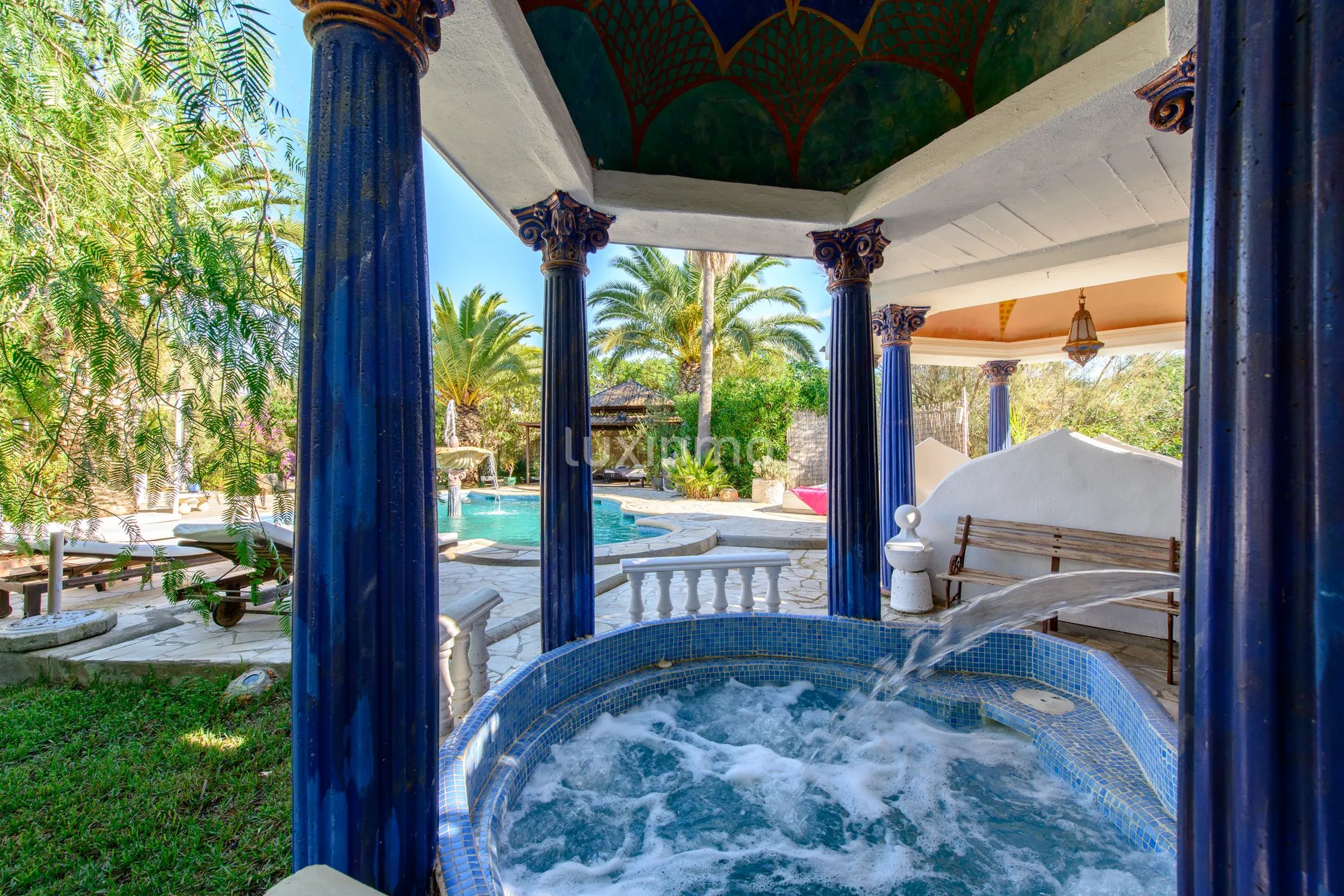 Authentieke arabisch geïnspireerde villa met tropische tuin op Ibiza — photo 46