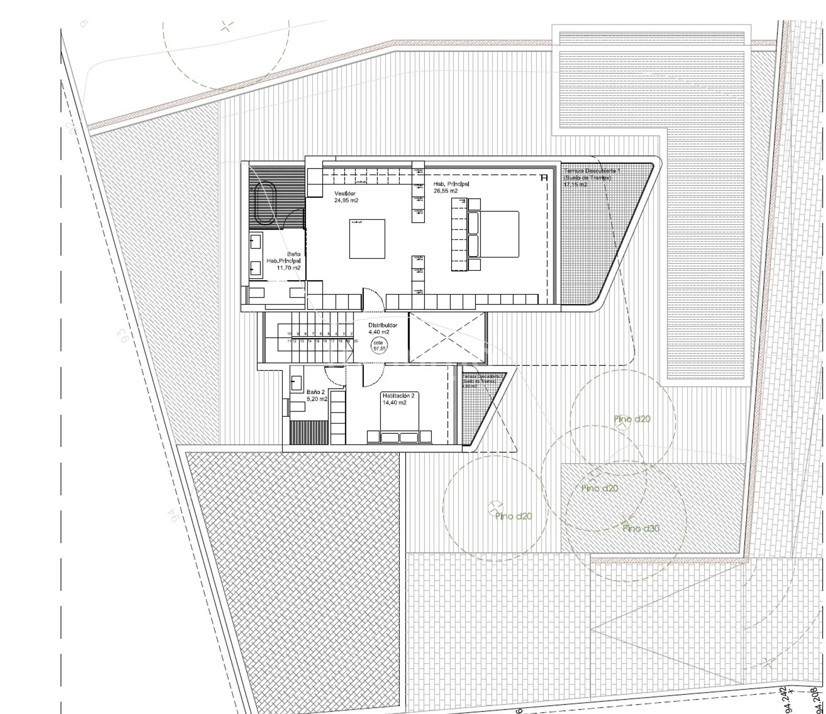 Modern villa for sale in Santa Clara, Altea — Floor Plan 2